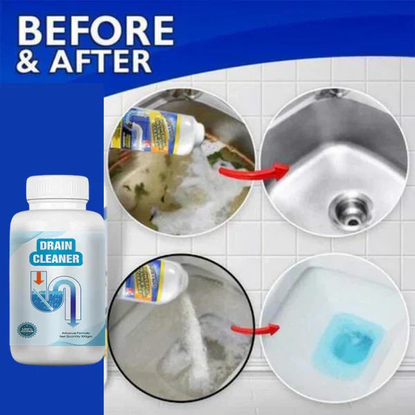 Powerful Drain Blockage & Sink Cleaner Powder